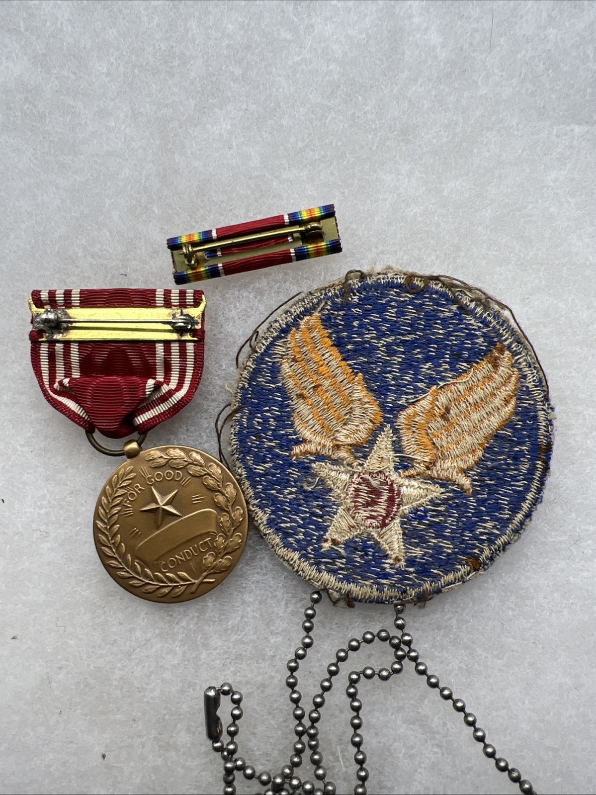 WW2 US Army Air Force Dog Tag Lot Massachusetts Vet (FF370