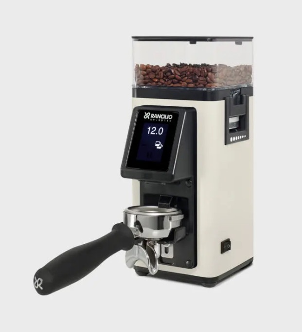 Rancilio Stile Espresso Grinder Programmable Presets - White