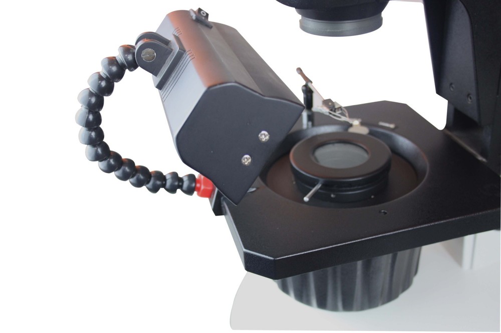 Gemstone Gem Testing Darkfield Zoom Stereo LED Microscope w Top Bottom Light