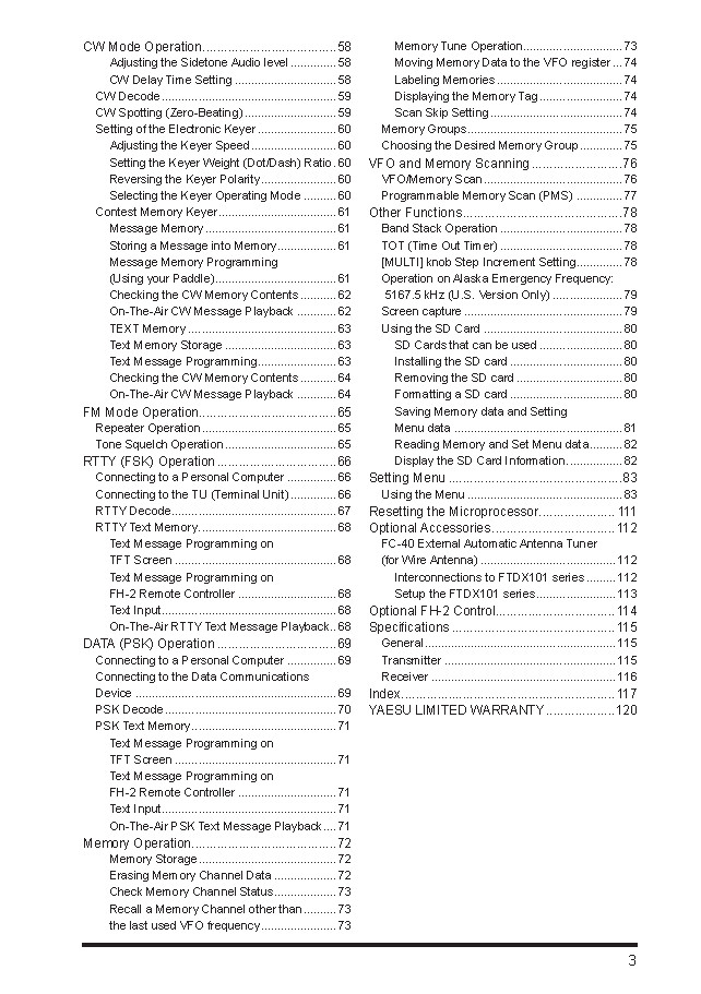 Yaesu FT DX 101MP 101D Instruction Manual Operating Guide Coil Bound
