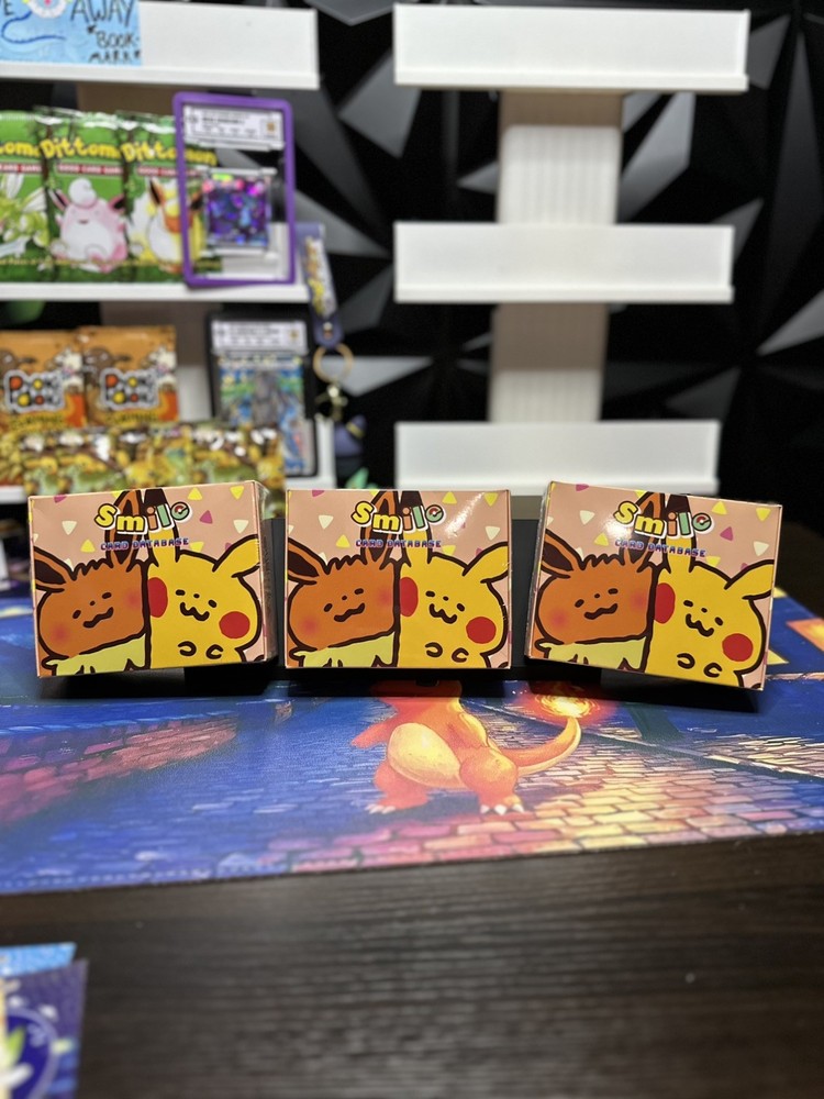 Pokemon Smile Database *3Pk Bundle*  - Serialized box (150+ cards per box)