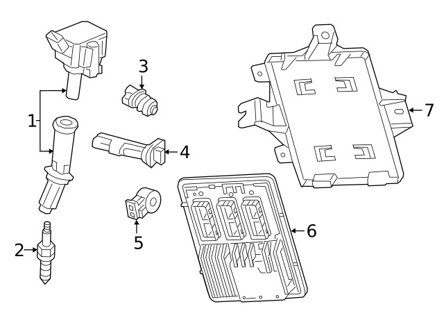 Genuine GM Engine Control Module Bracket 84073137