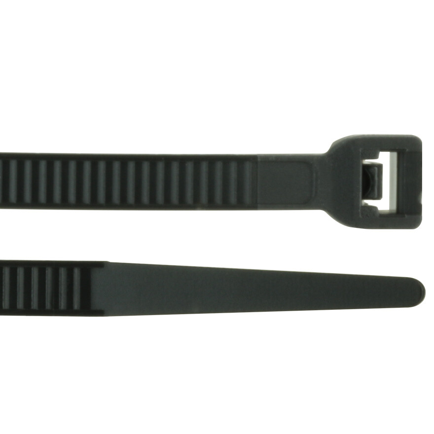 1000 Pack Construct Pro 14” Cold Weather Self-Locking Nylon Cable Ties Black Zip