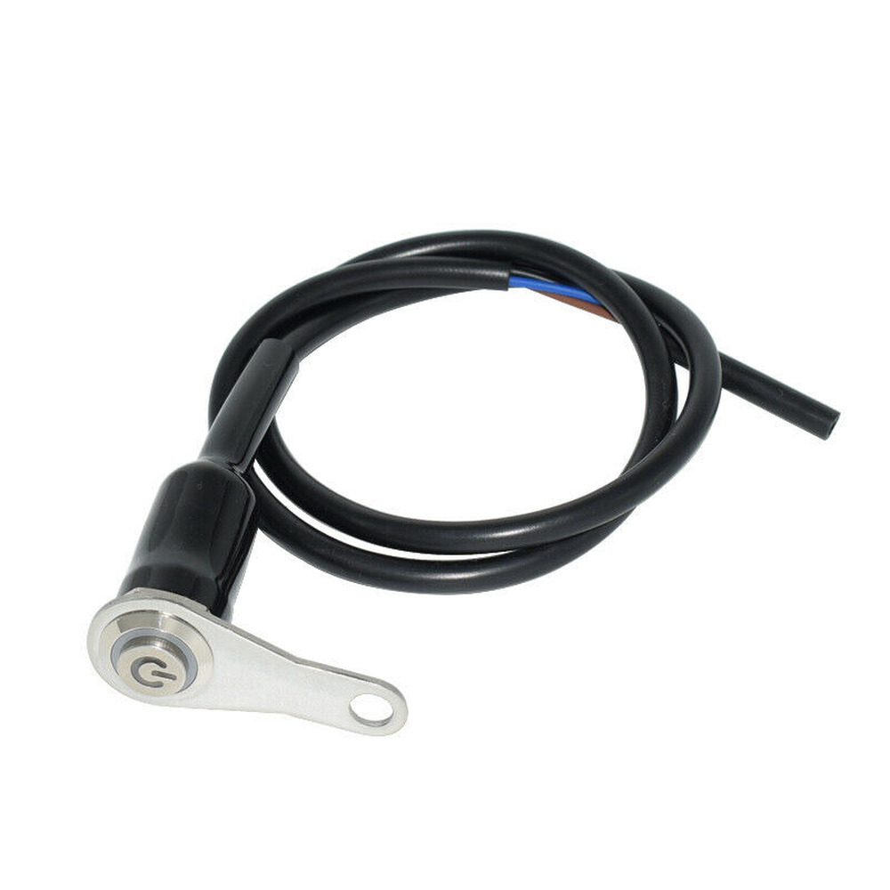 7mm LED Motorcycle Switch ON+OFF Handlebar Mount Push Button 12V Work Light