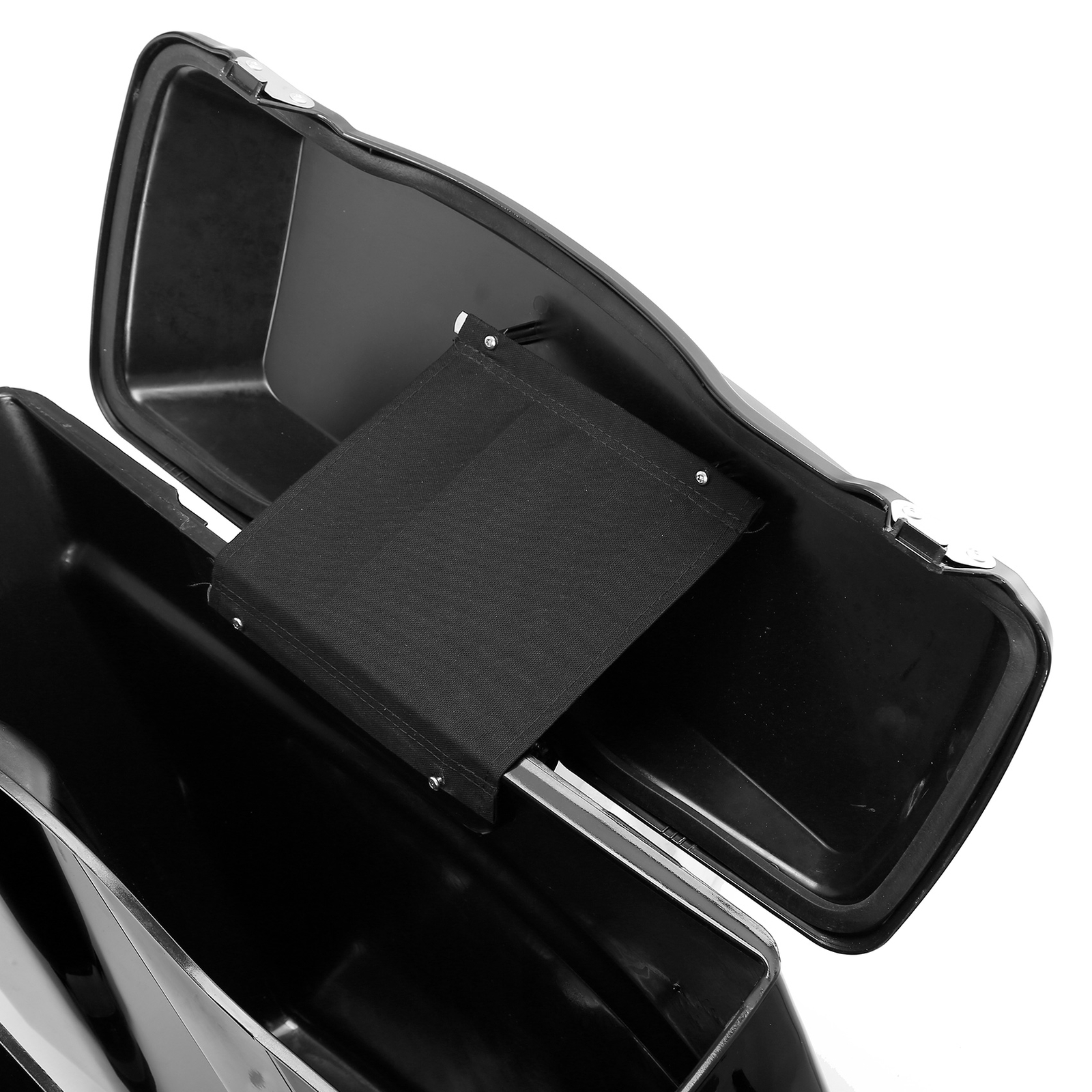 Stretched Extended Hard Saddle Bags Fit For 93-13 Harley Street Glide Road King