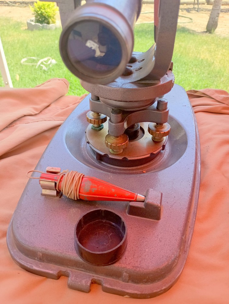 David White Model 8300 Surveyors Transit Level Scope With Case