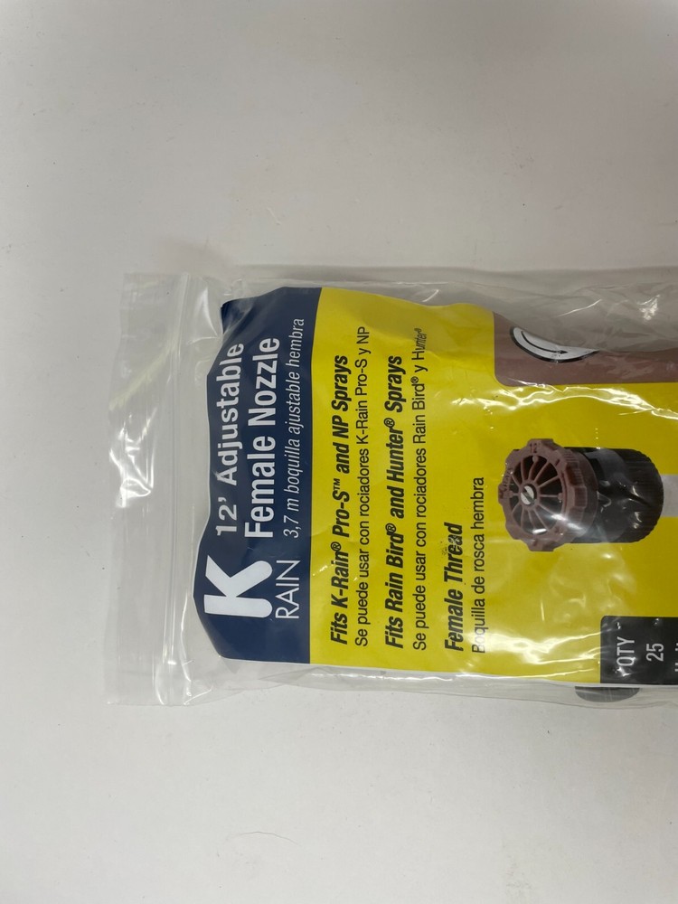 K-Rain 12 ft. Adjustable Pattern Female Spray Nozzle (25 pack)