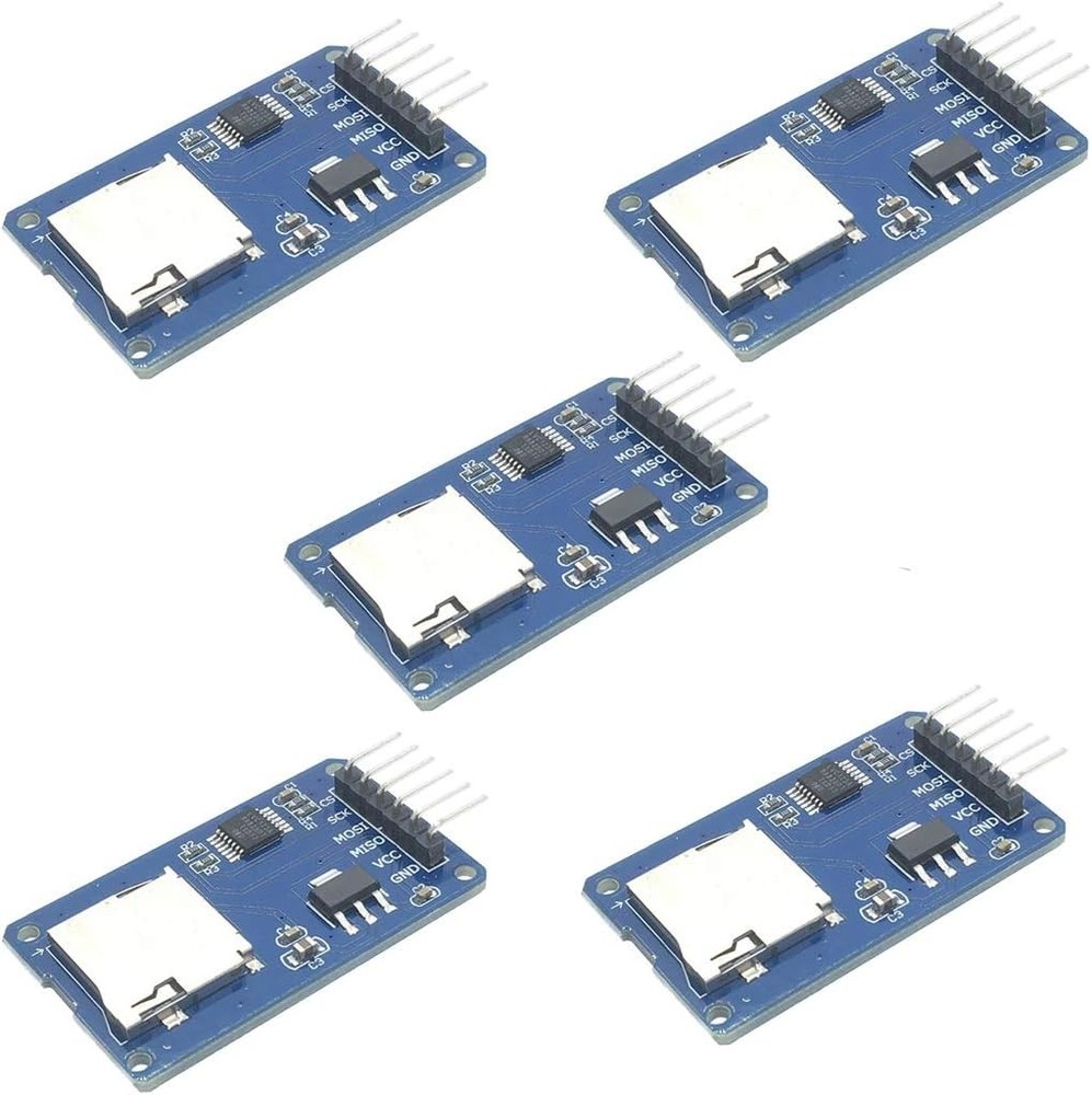Micro SD TF Card Adapter Reader Module 5 Pack