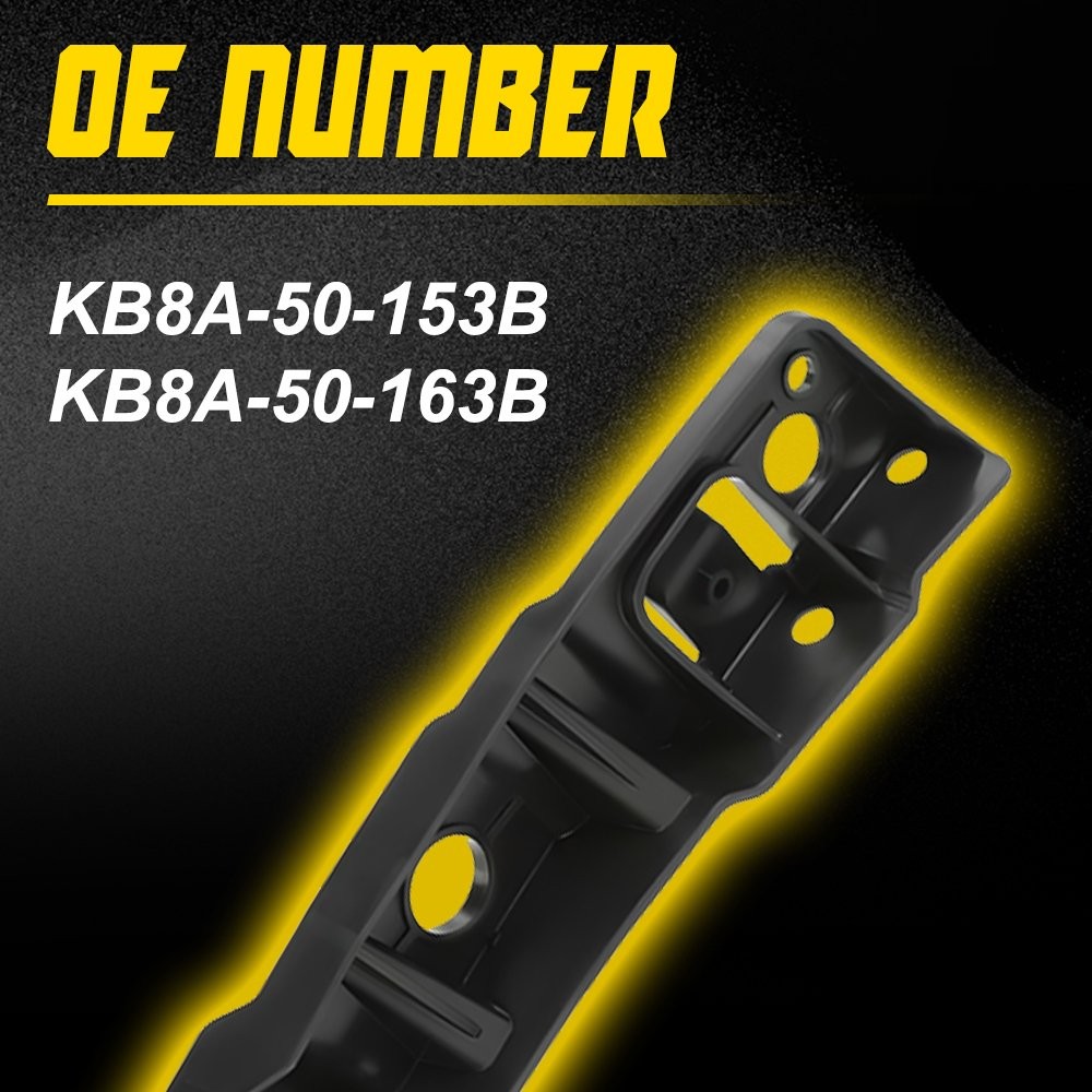 2Pcs Front Left & Right Bumper Bracket Support Mount For Mazda CX-5 2017 18-2021