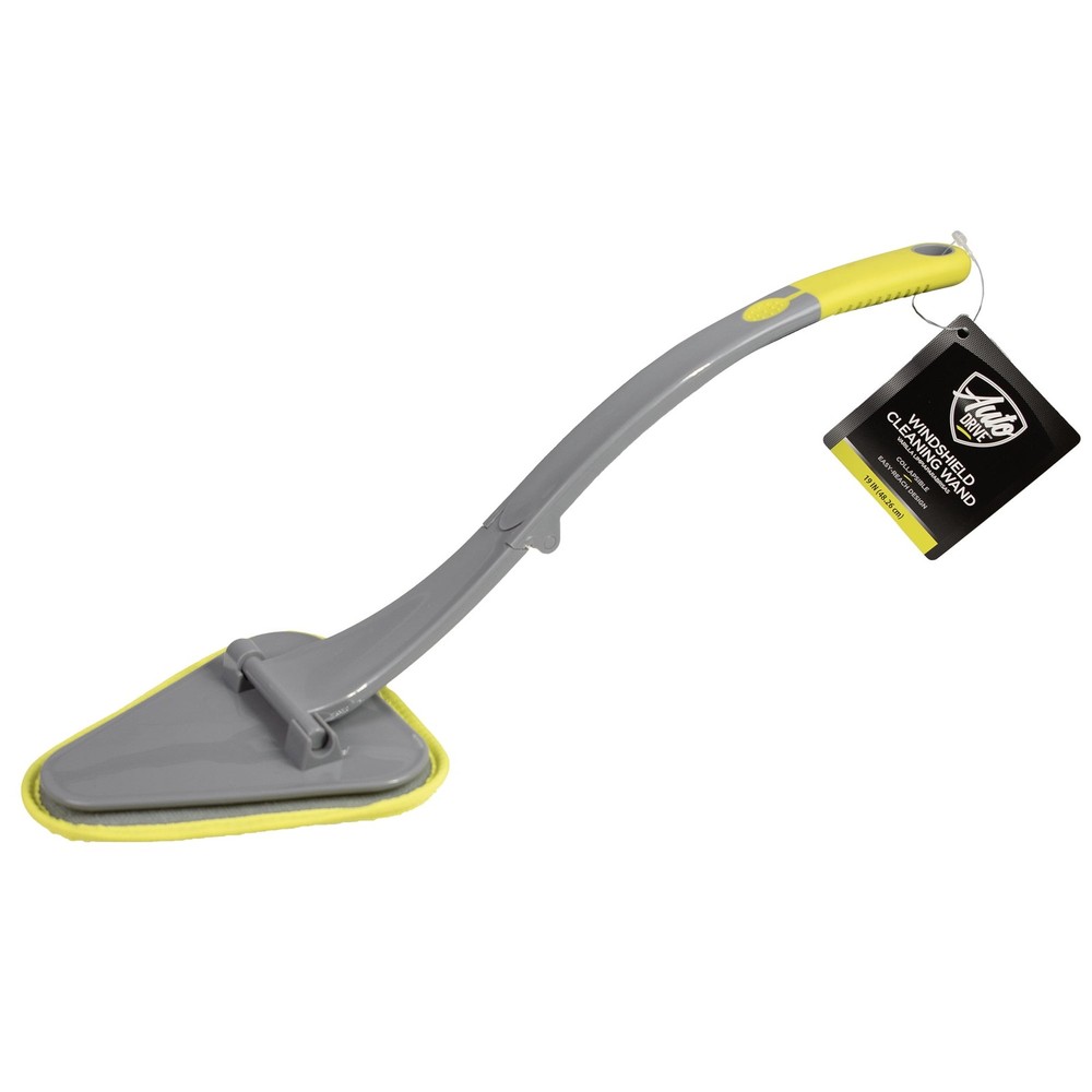 Reusable Microfiber Windshield Cleaner Tool Foldable Handle