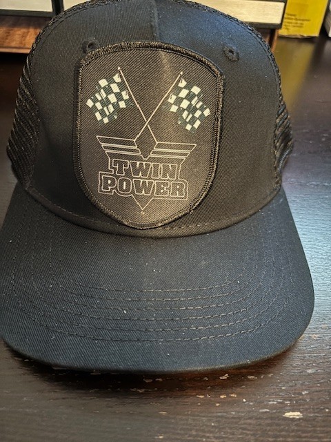 V-Twin Power Adjustable Baseball Cap Black
