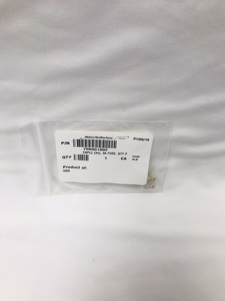 New Waters 700001002 CAPLC CPU 3A Fuse