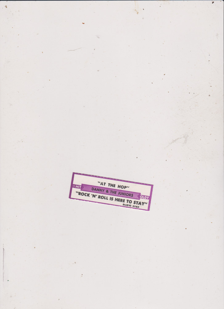 DANNY/JUNIORS jukebox title strip