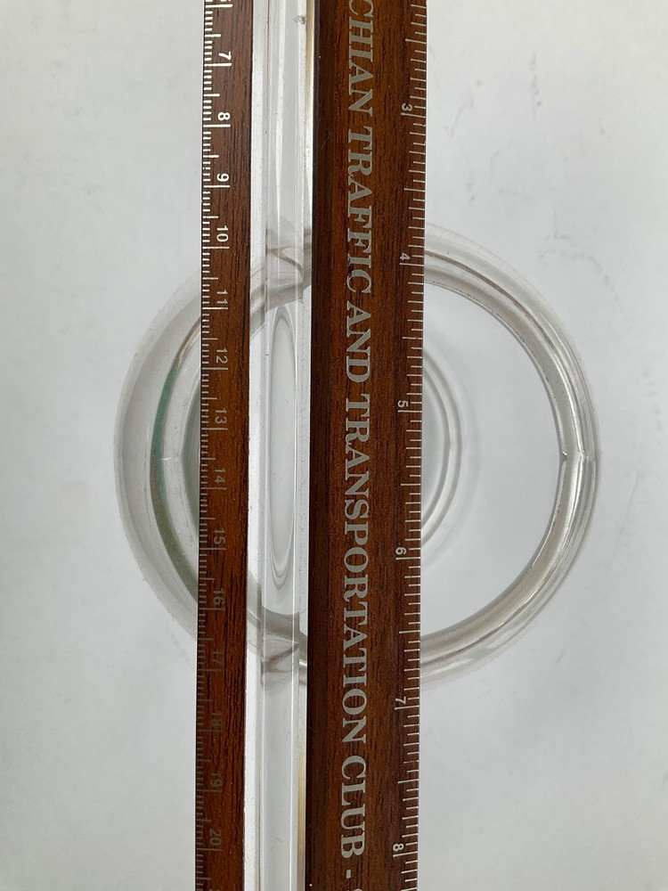 Unmarked Clear Glass Lantern Replacement Globe