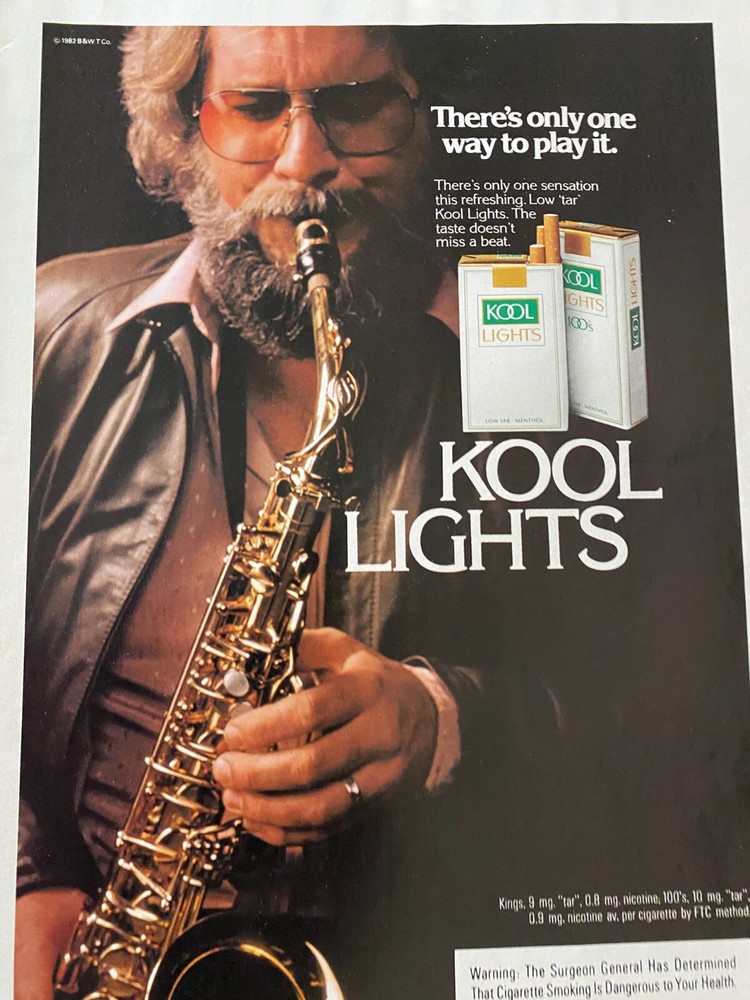 Kool Cigarettes, Full Page Vintage Print Ad