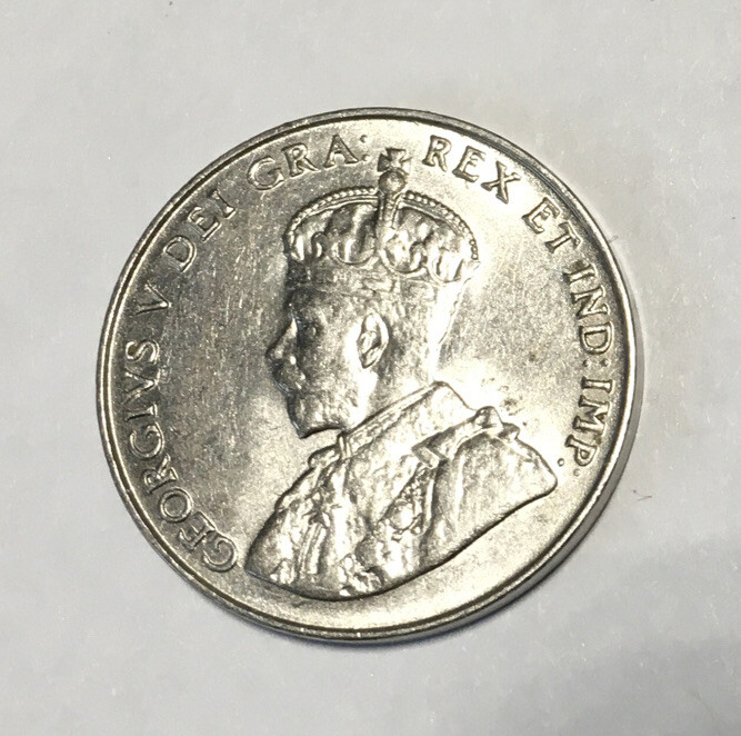 Canada 5c Nickel 1922 AU