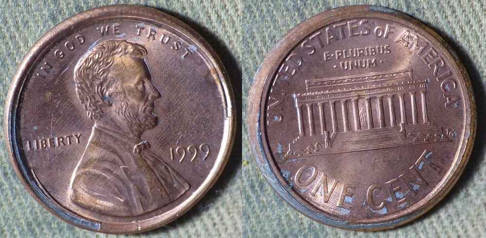 Error : Lincoln Cent 1999 BS , RAM IREC1505