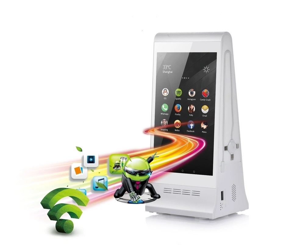 Hot Sale WIFI and Cloud Server Function 7 Inch Digital Signage Table Talker
