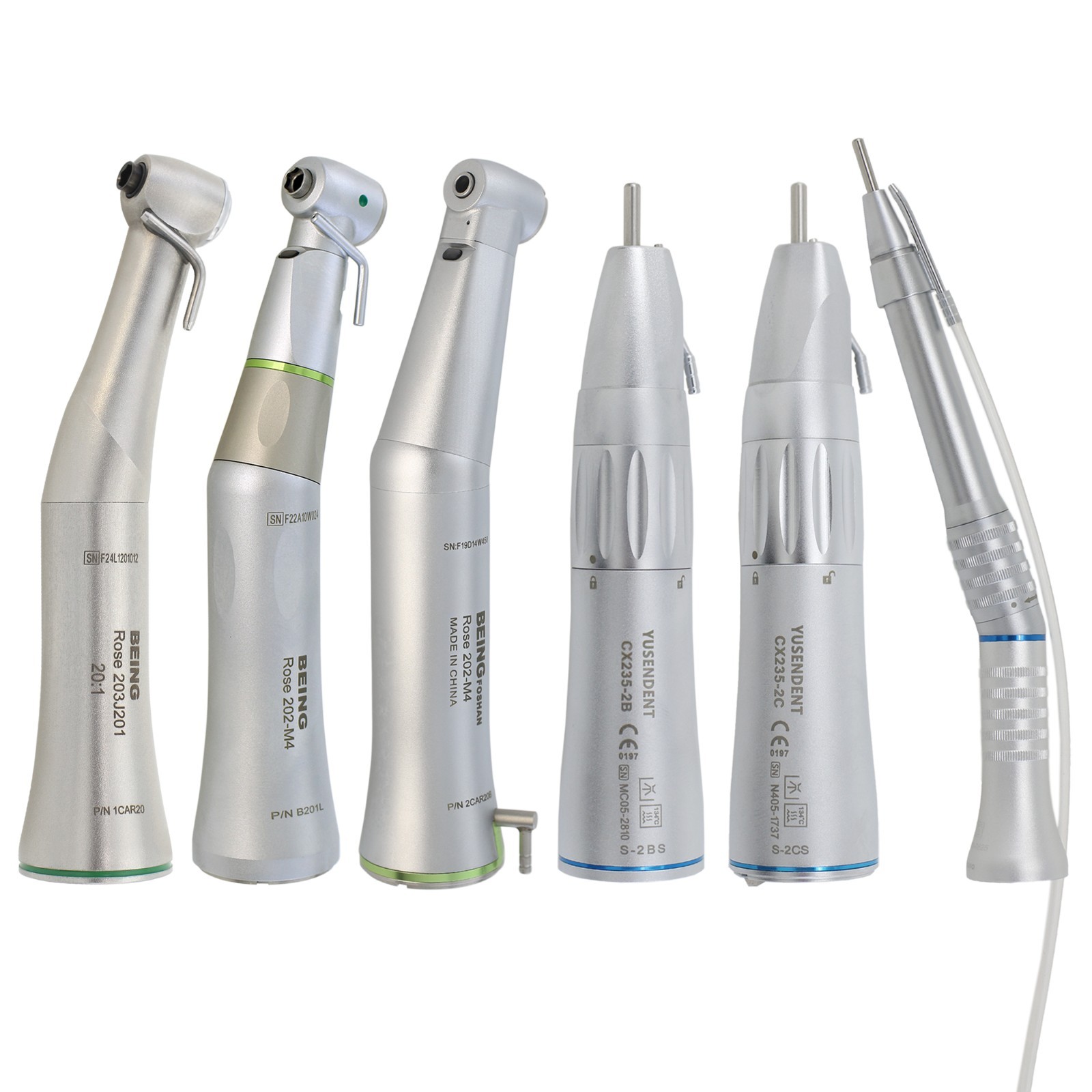 BEING Dental Surgical Straight Handpiece 20:1 Implant Contra Angle Fiber Optic