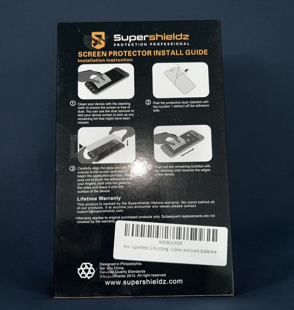 2 Pack Supershieldz Tempered Glass Screen Protector for Nintendo Switch