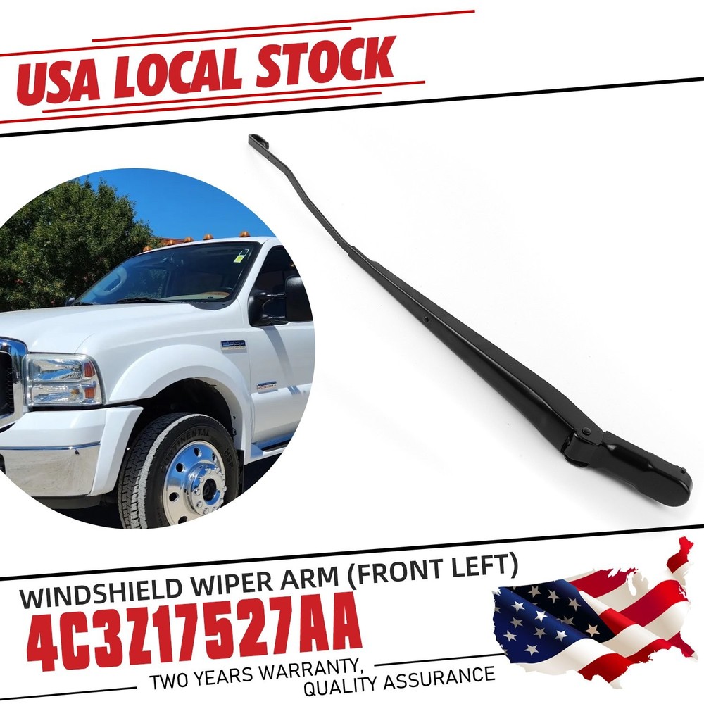 1PC new 4C3Z17527AA Front Windshield Left Wiper Arm For 2000-2005 Ford Excursion