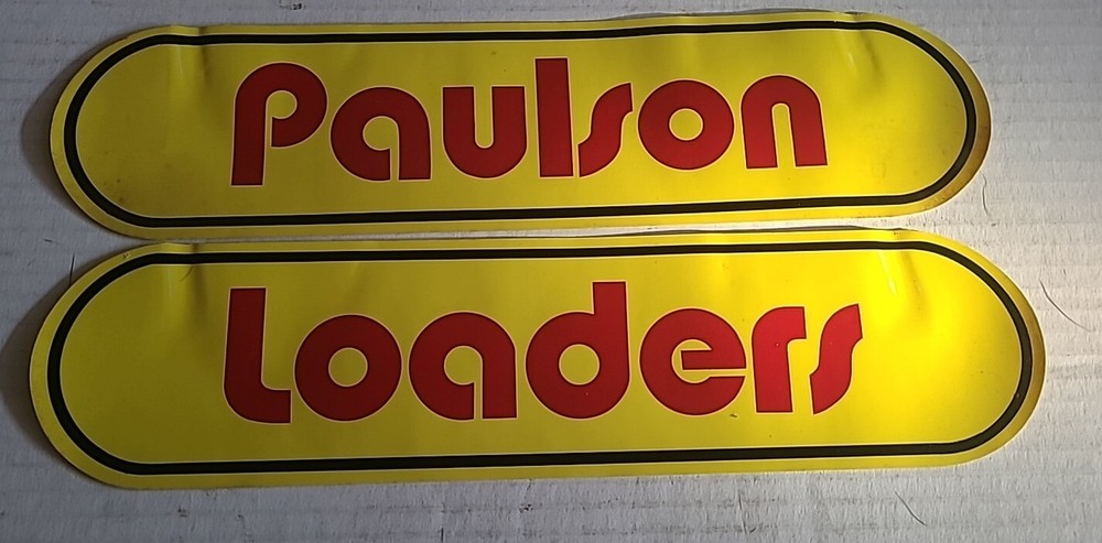 Paulson loader decals
