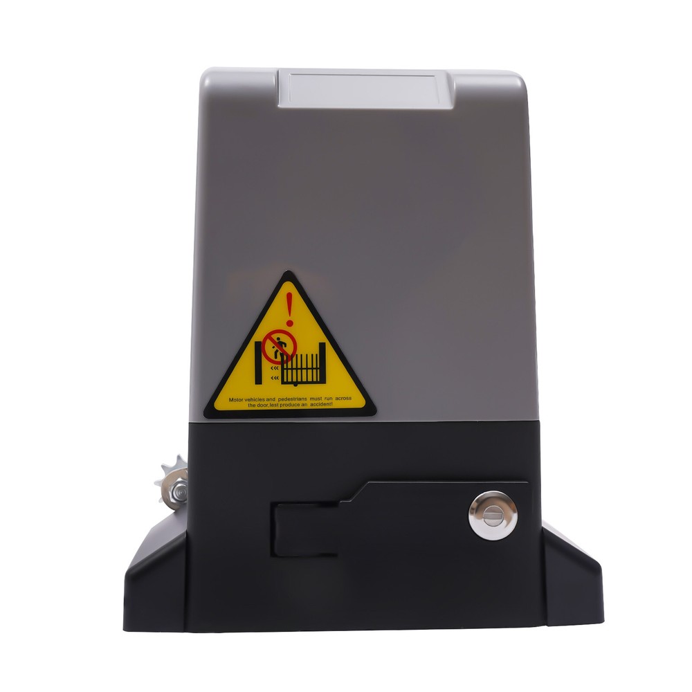 3500LBs Automatic Sliding Gate Opener Chain Driven 750W Complete Kit W/2 Remotes