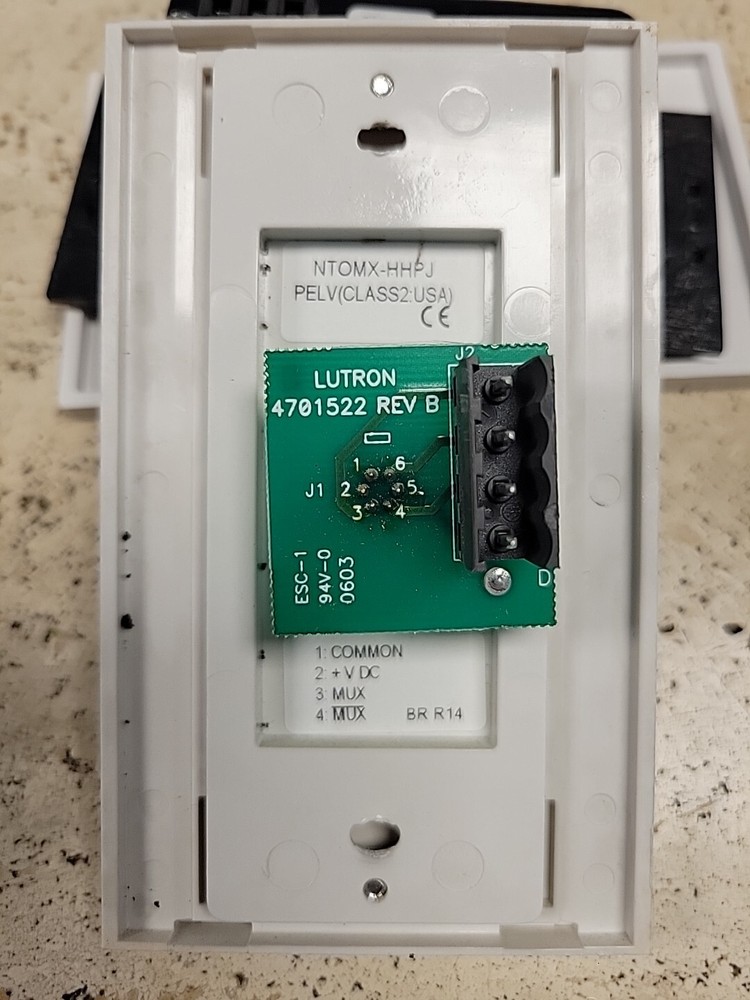 LUTRON NTOMX-HHPJ HANDHELD PROGRAMMER PORT WALLJACK
