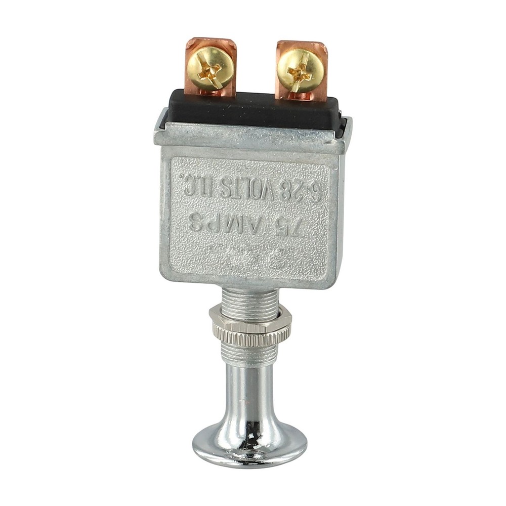 Push Pull Switch for Vehicles Rated at 75 Amps with Easy Installation Features