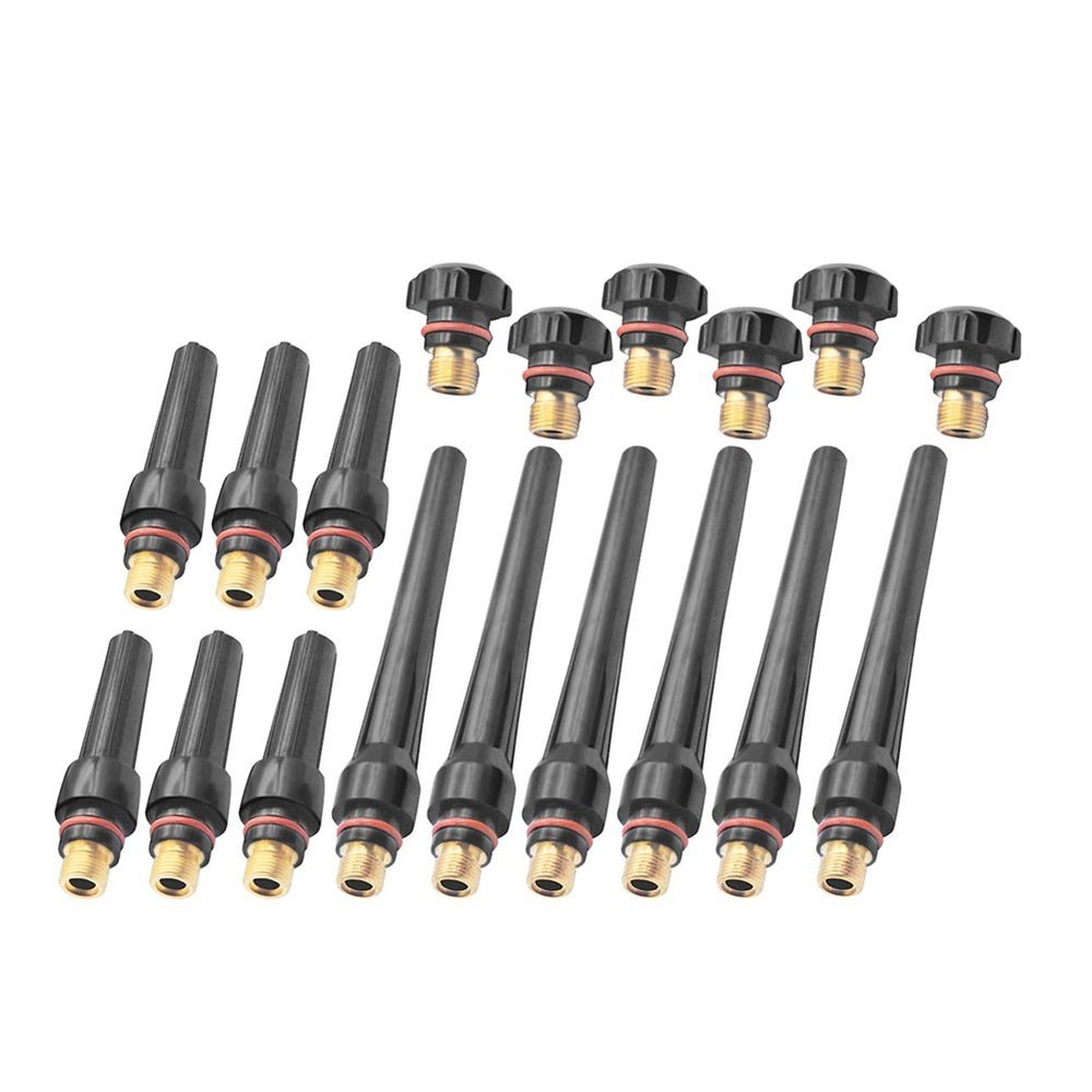 18PCS Back Cap Torch Kit for TIG Welding Compatible with WP17 WP18 WP26