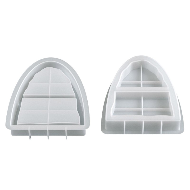 Double Section Arch Mould for Epoxy Resin Projects Storage Organization