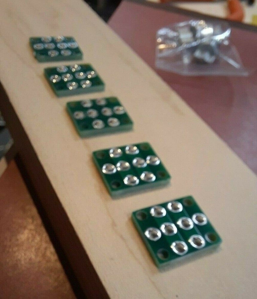 5 pcs Tiny 1-2 Component PCB Prototyping Breadboard DIY ROHS SIMPLE CIRCUIT