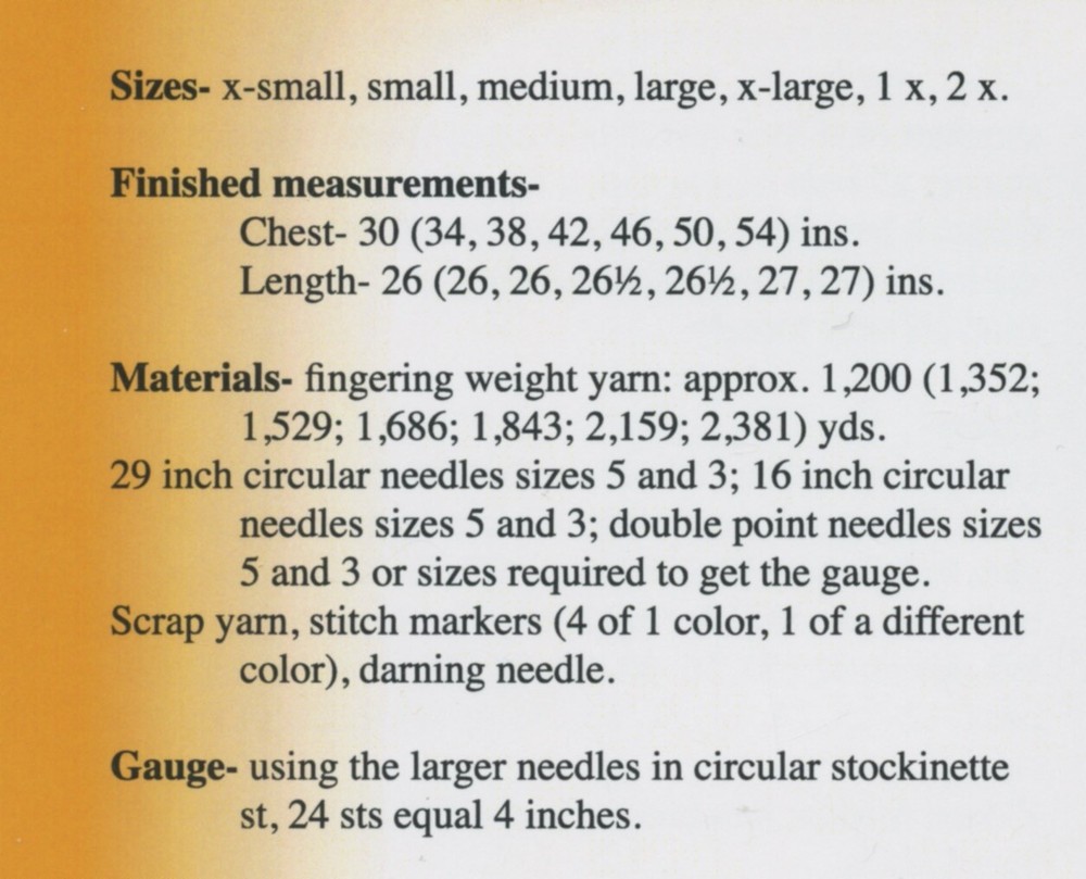 Knitting Pure & Simple Pattern 129 Top Down Lightweight Pullover - Women 30-54