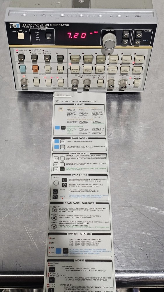 HP 3314A Function Generator