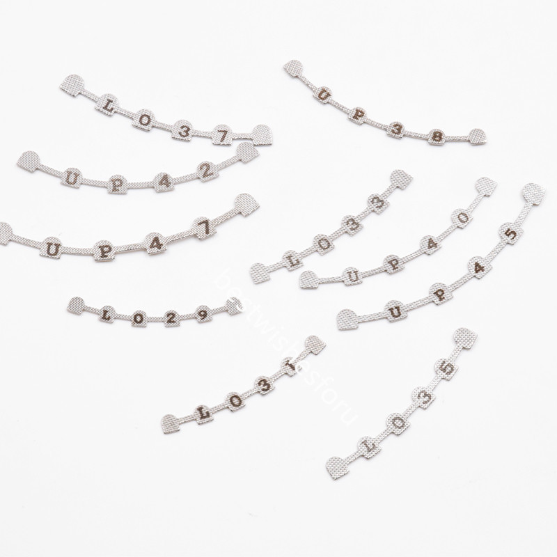 Dental Lingual Retainer Splits Bondable Mesh Base Mark/Universal Upper Lower