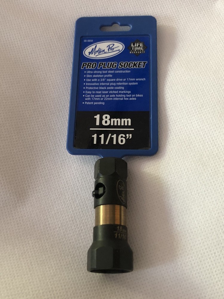 Motion Pro 18mm 11/16" Spark Plug Socket Tool