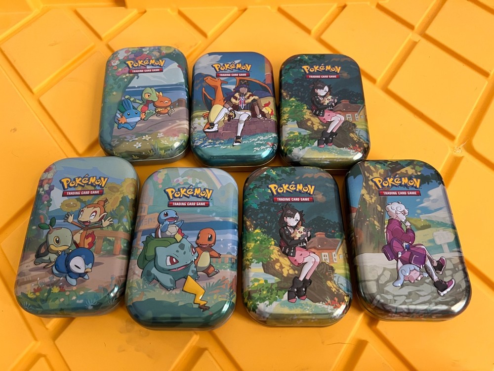 EMPTY Pokemon Tins