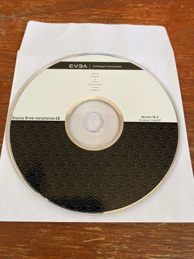 EVGA Display Driver Install CD Version 76.2