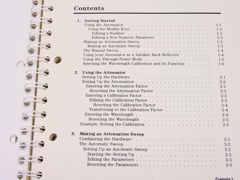 HP 8156A Attenuator Operating & Programming Guide - Softcover Bound