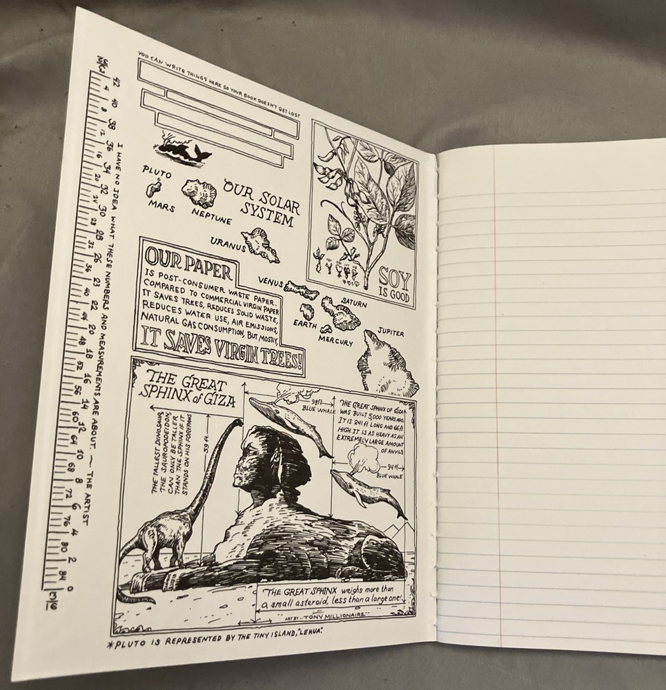 2012 Michael Roger Honeycomb Decomposition Notebook Offset Cut Cover Soy Ink