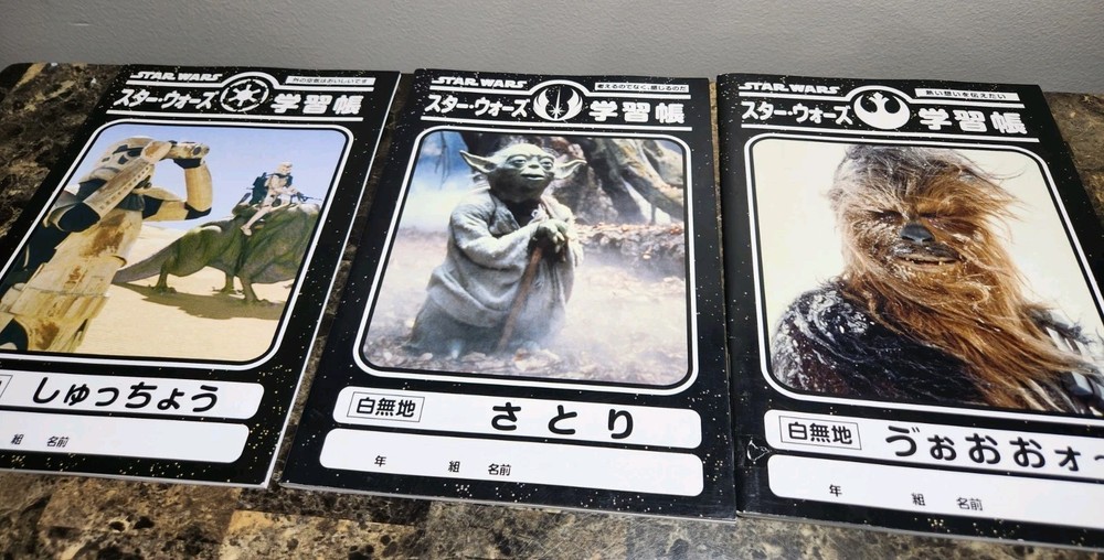 STAR WARS Japanese Study Books Plain Paper Notebook