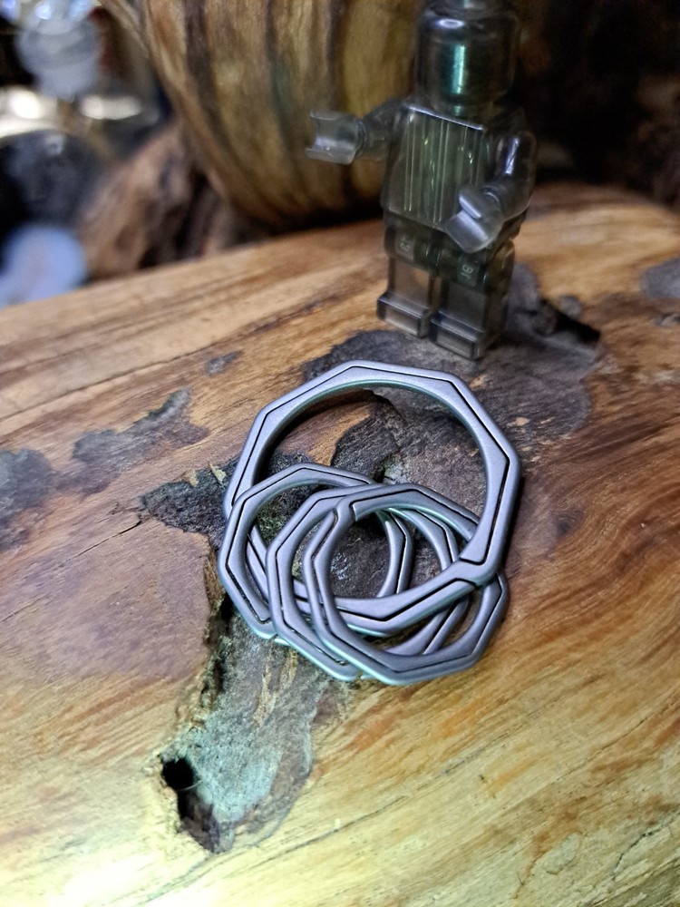 Gentlemen Series Titanium Sidepush Keyring Set