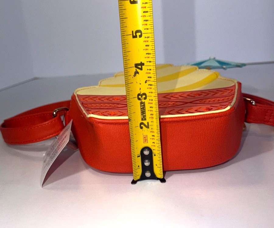 NEW Disney Parks Pineapple Dole Whip Crossbody Bag Purse Tiki Drink Umbrella NWT