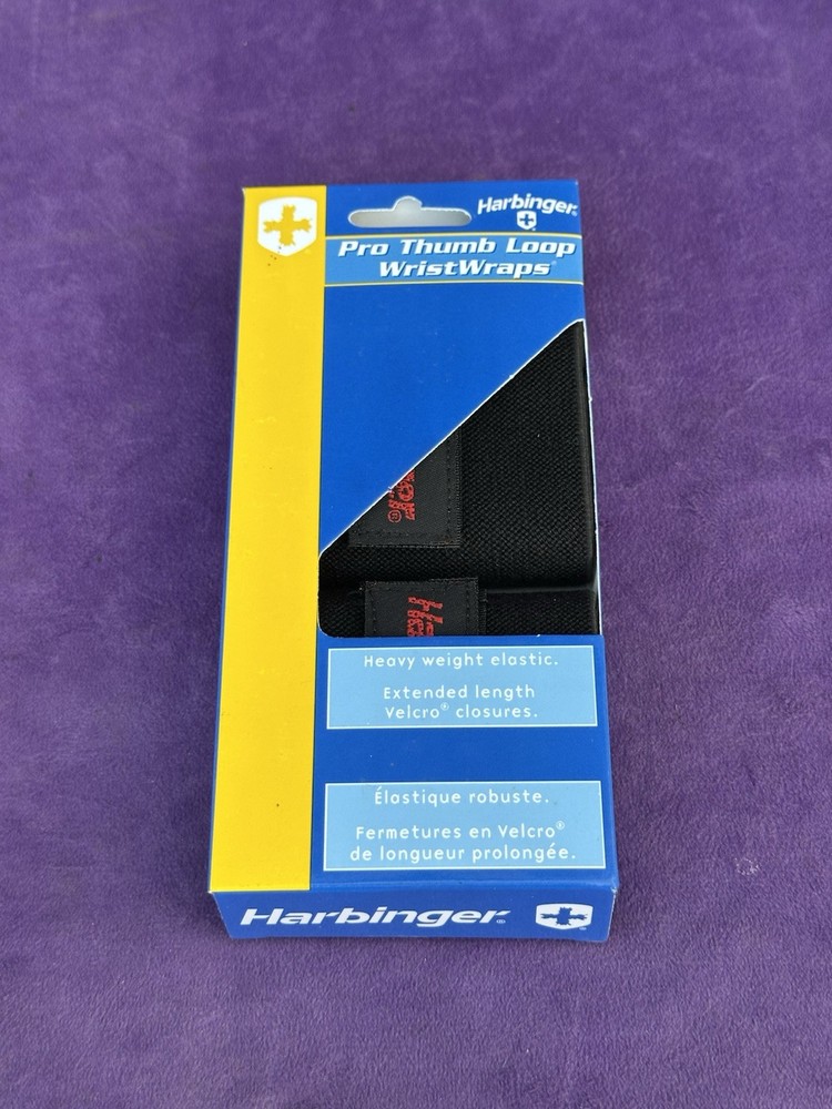 Harbinger Pro Thumb Loop Weight Lifting Wrist Wraps