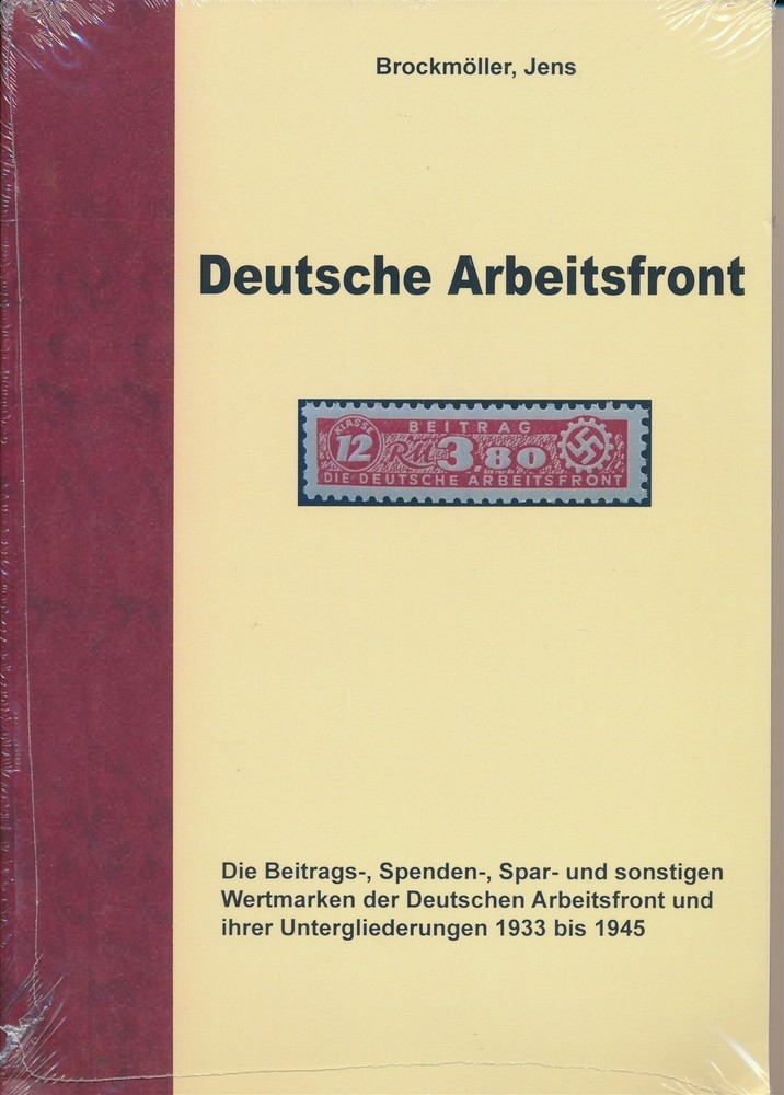 Book Stamps Catalogue 3rd Reich Deutsche Arbrietsfront Revenues DAF VW 1933-1945