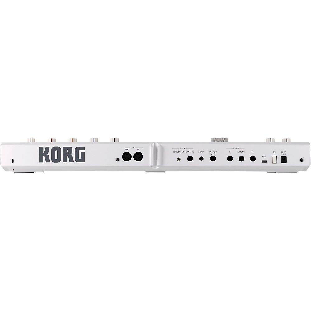 KORG microKORG 2 Keyboard Synthesizer & Vocoder Limited Edition White