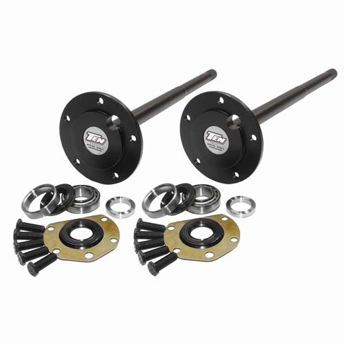 AMC 20 1-PIECE AXLE KIT - COMPLETE - SHAFTS, BEARINGS, SEALS, STUDS - LATE