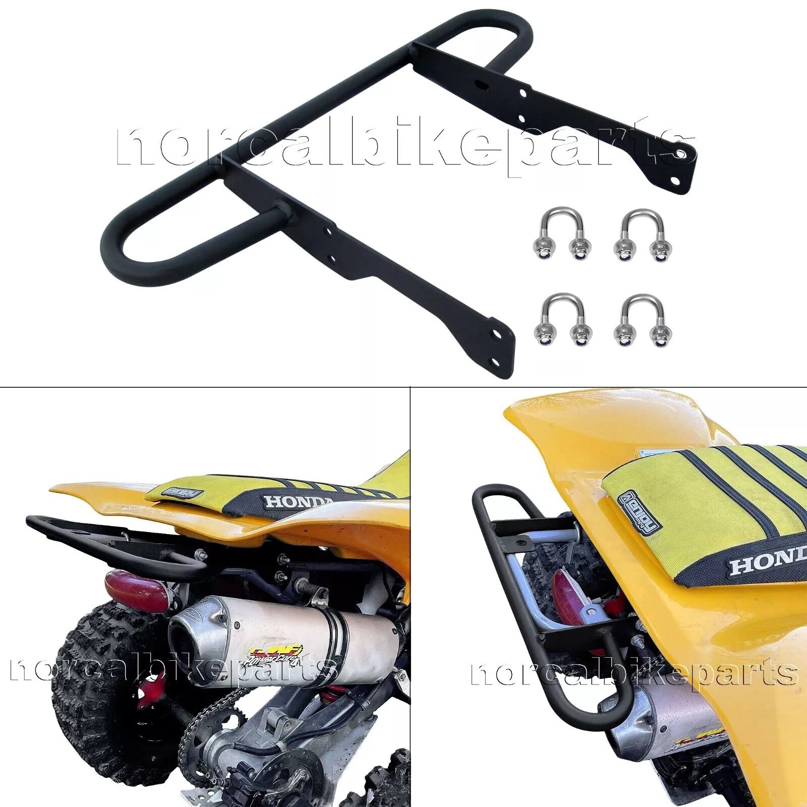 Nano Design Rear Back Grab Bar Bumper For Honda TRX 400EX TRX 400X ATV 1999-2016