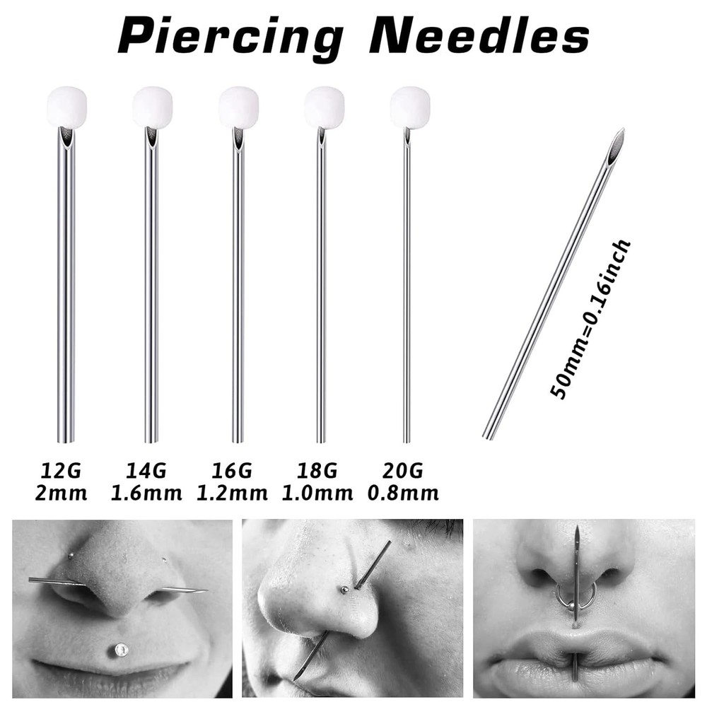 44pcs Body Piercing Kit Tool - Combofix