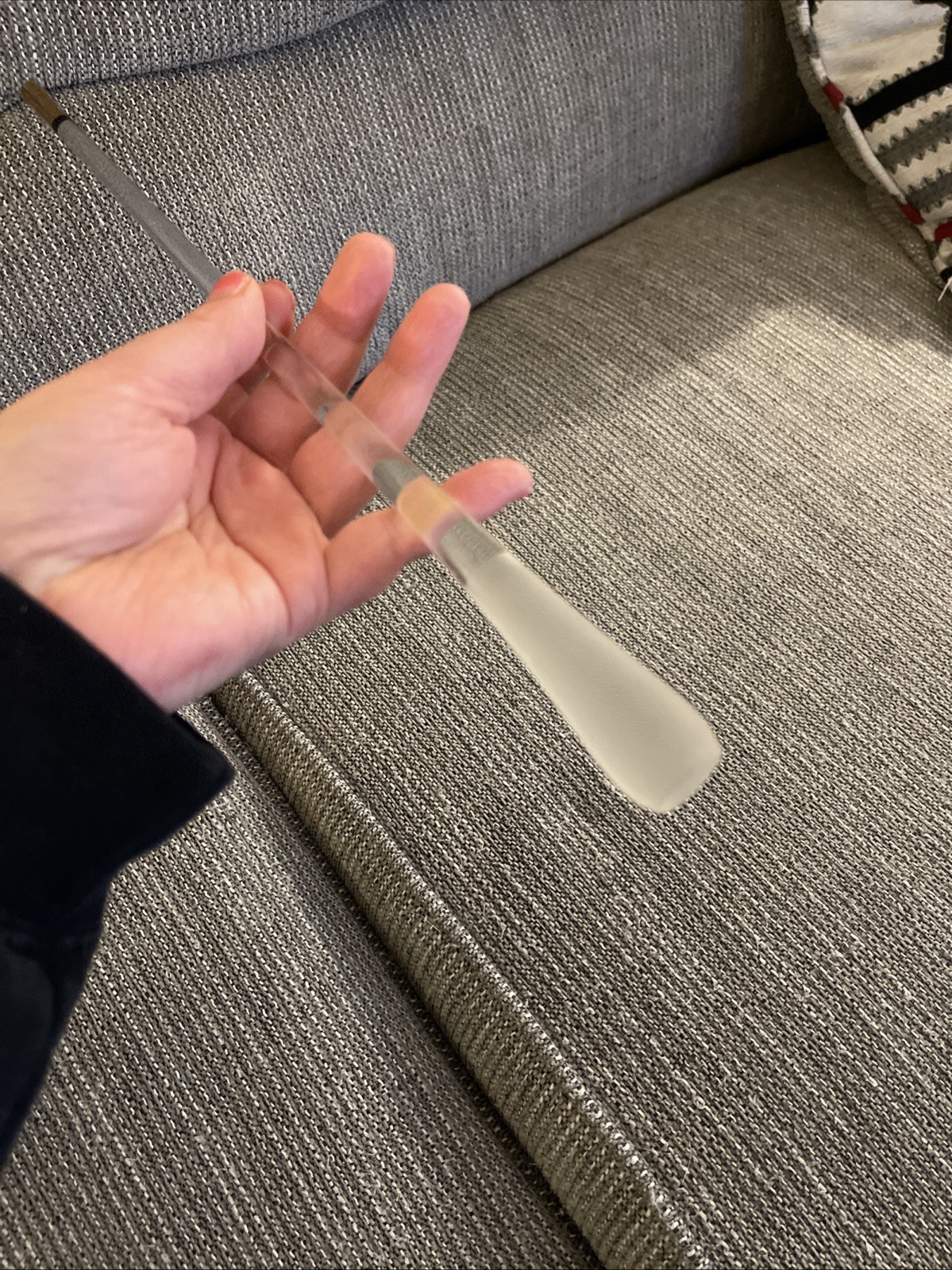 Golden by Avitra Glass Cocktail Pitcher Stir Stick Gold Rim Barware Vintage